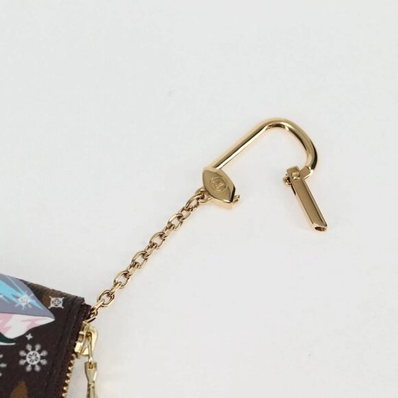 LOUIS VUITTON Vivienne Ice Skating Pochette Cles Coin Purse M82620 Auth 131842M - Picture 9 of 16